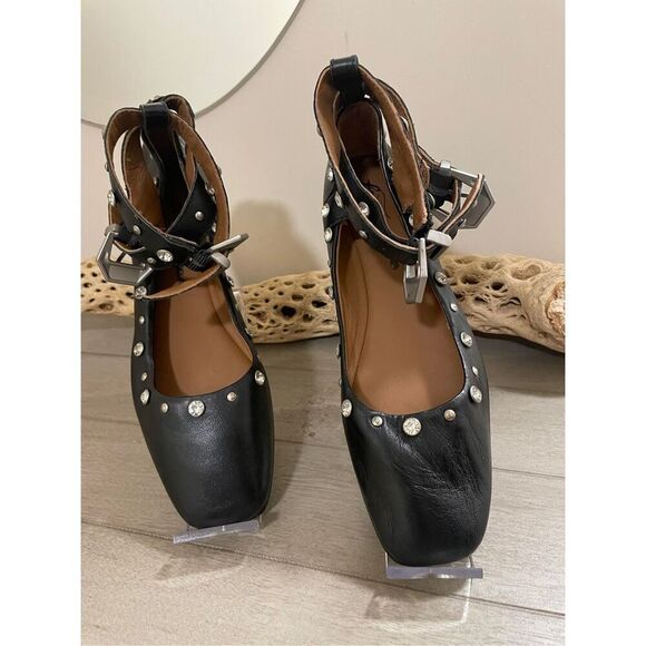 Free People Mystic Mary Jane Double-Strap Flats Size 7 - Picture 10 of 12